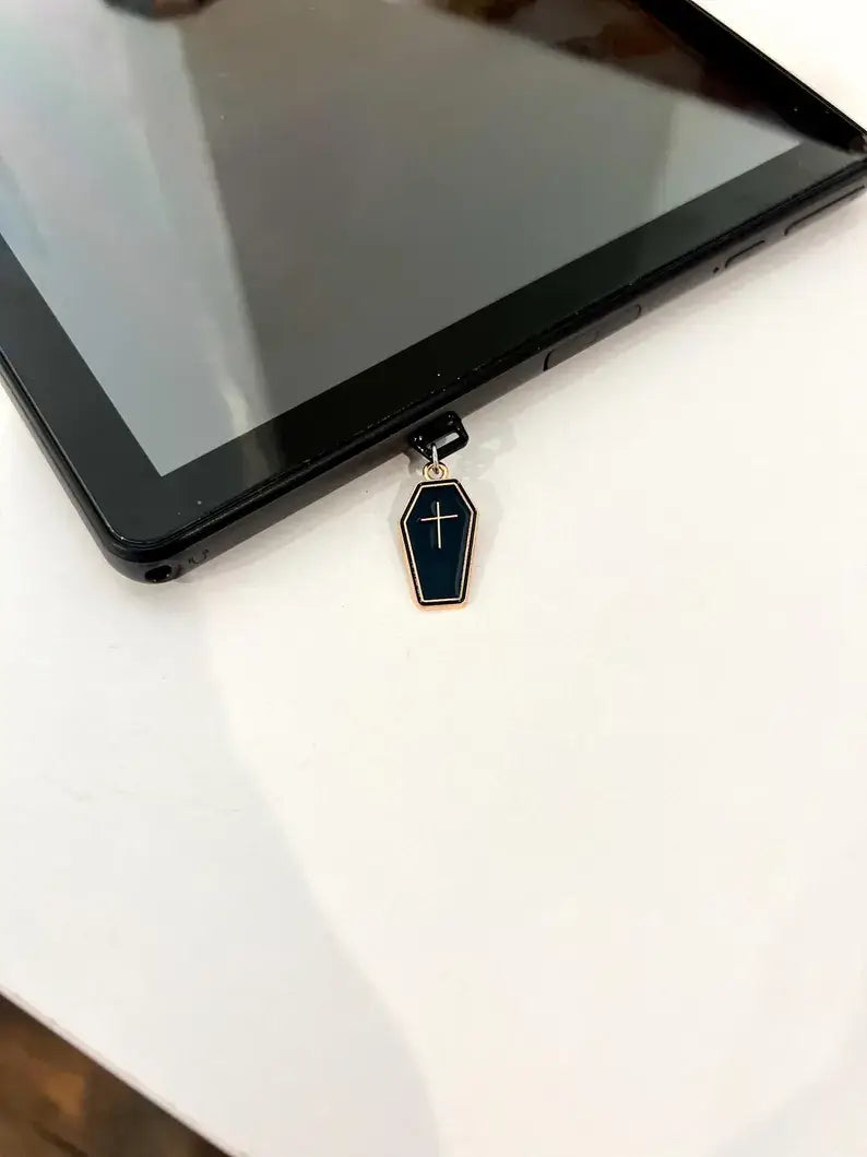 Little Turkey Shoppe - Black Coffin Kindle Charm