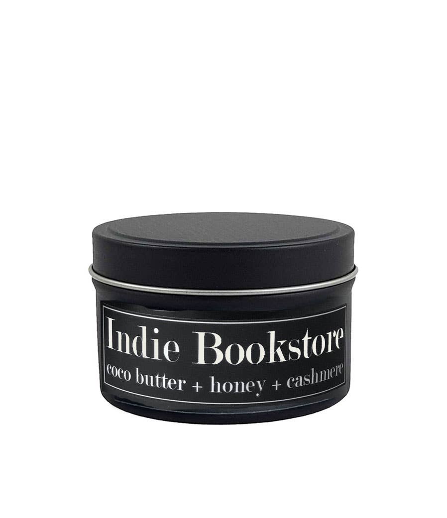 Fly Paper Products - Indie Bookstore 4oz Candle - Coco Butter + Honey + Cashmere