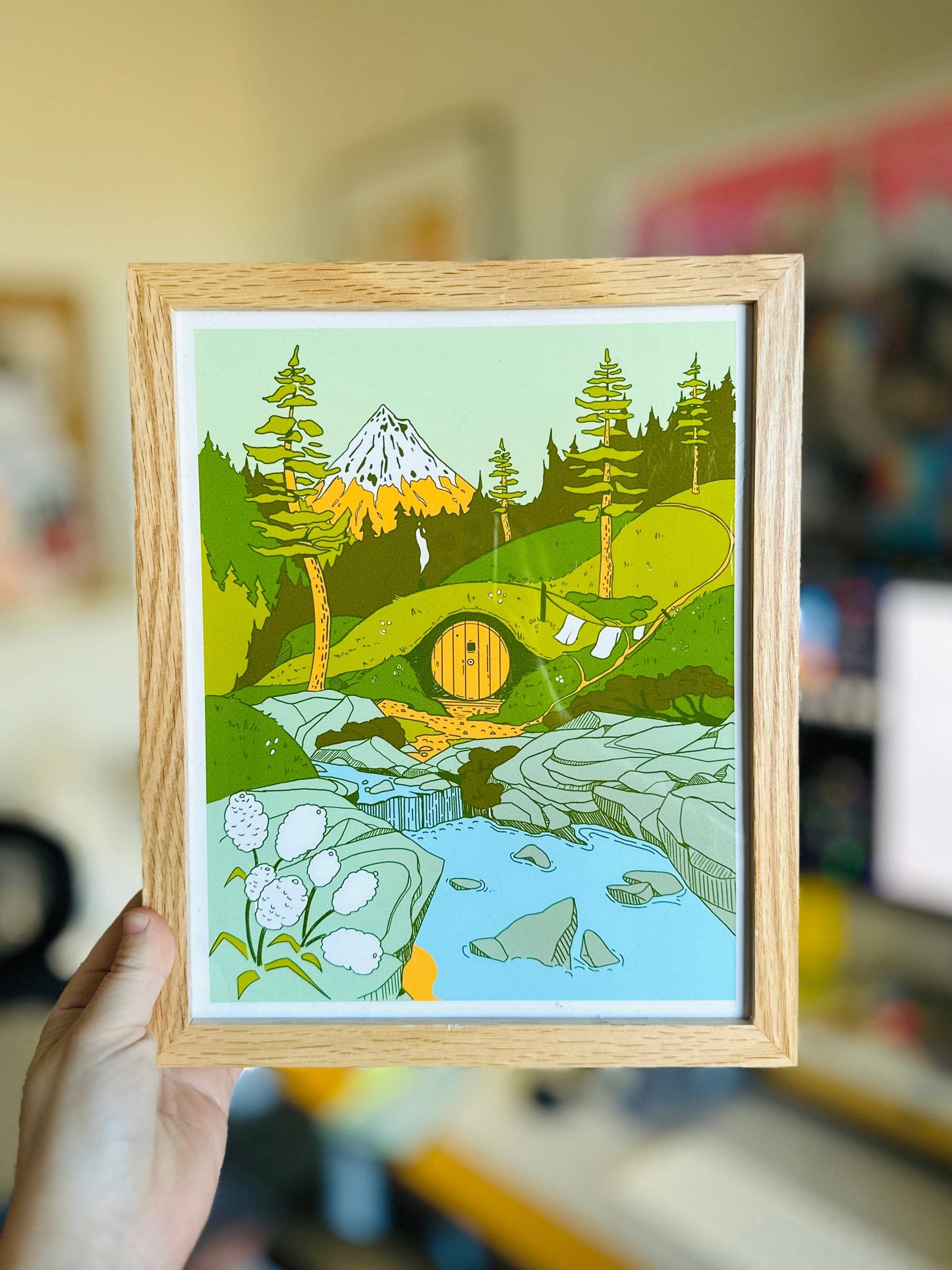 Odd Hare Goods - Mountain Hobbit Home Print