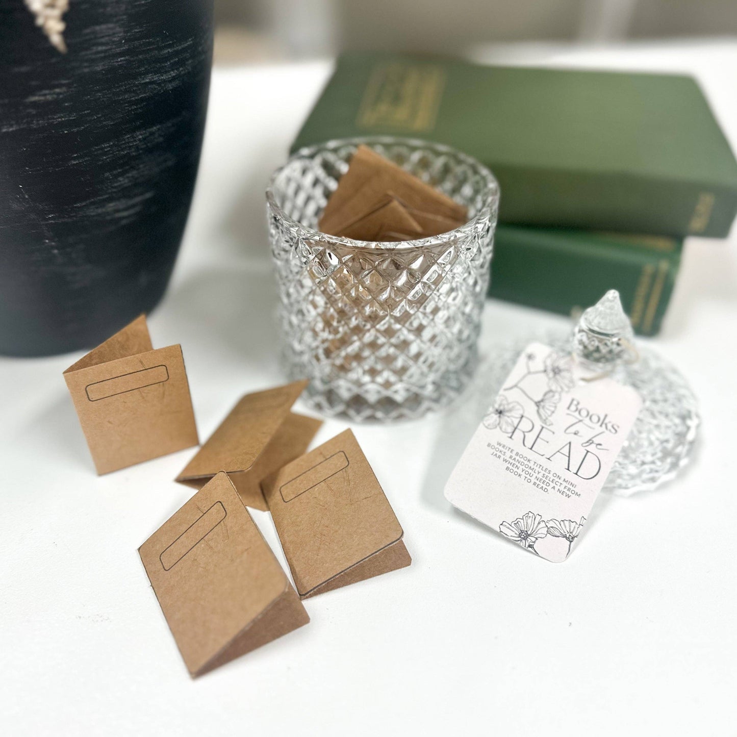 A House of Books - Books To Be Read Jar, Book Related Gift