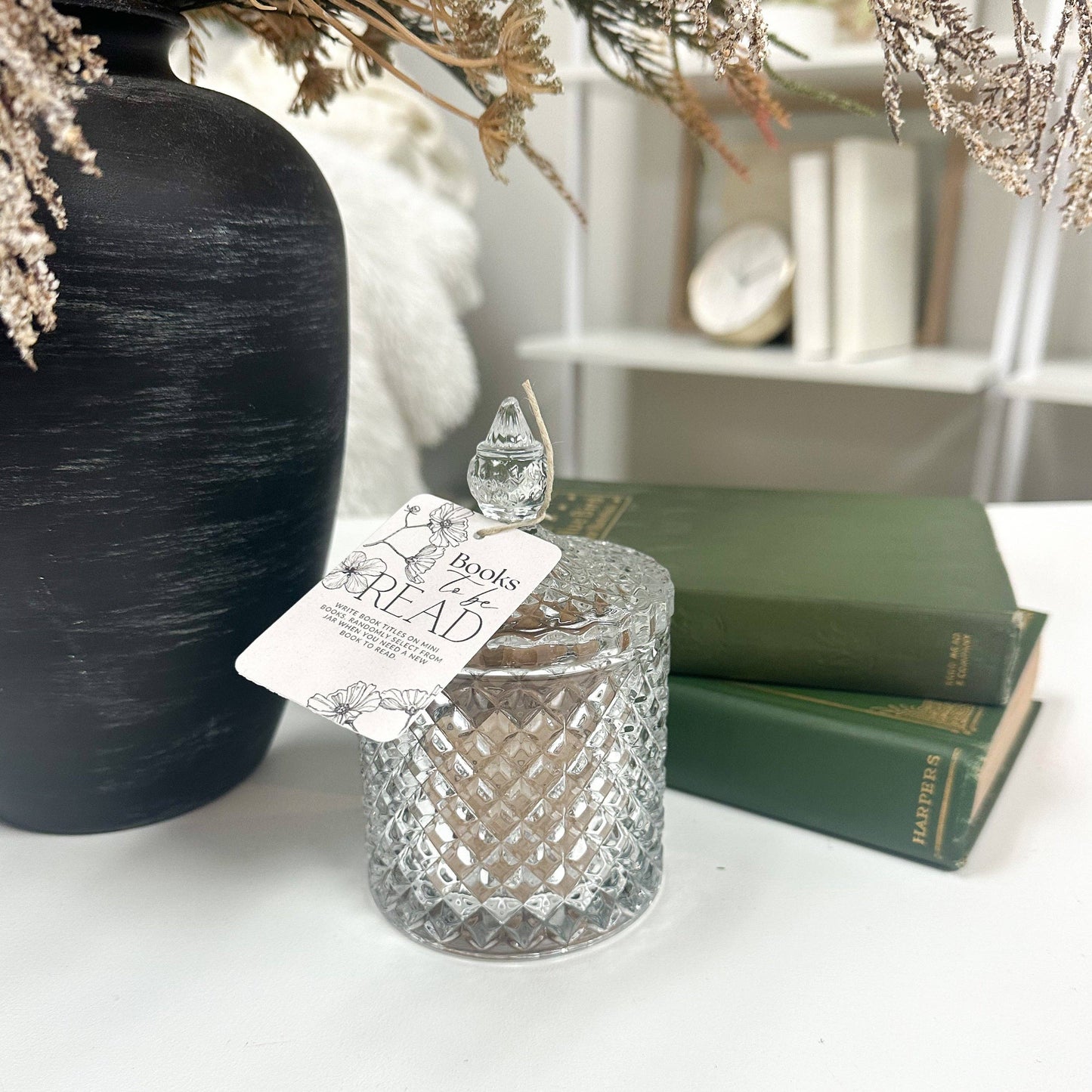 A House of Books - Books To Be Read Jar, Book Related Gift