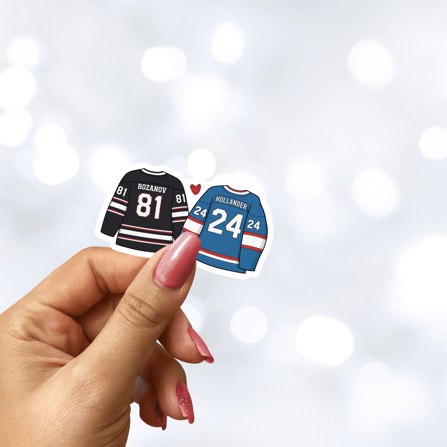 Awfullynerdy.co - Hockey Romance Heated Rivals Inspired Matte Sticker