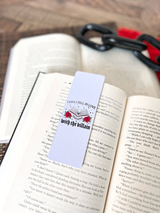 Villain Lover Bookmark Set, Checkered: Villain / Soft Touch Matte