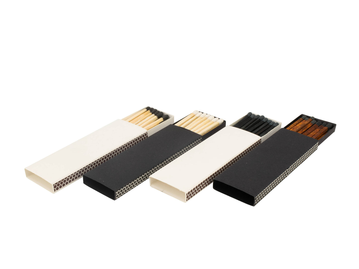 3" Inch Matchboxes - Matchsticks - Matches - Colorful: Red / White Matchbox