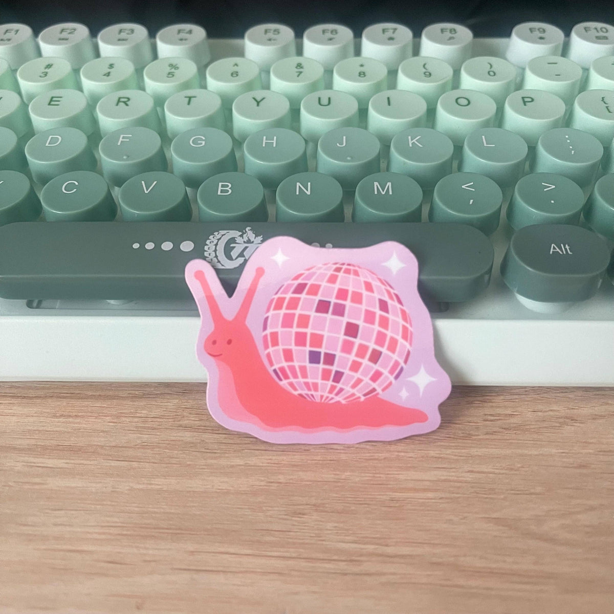Mad Poppy - Disco Snail Vinyl Sticker
