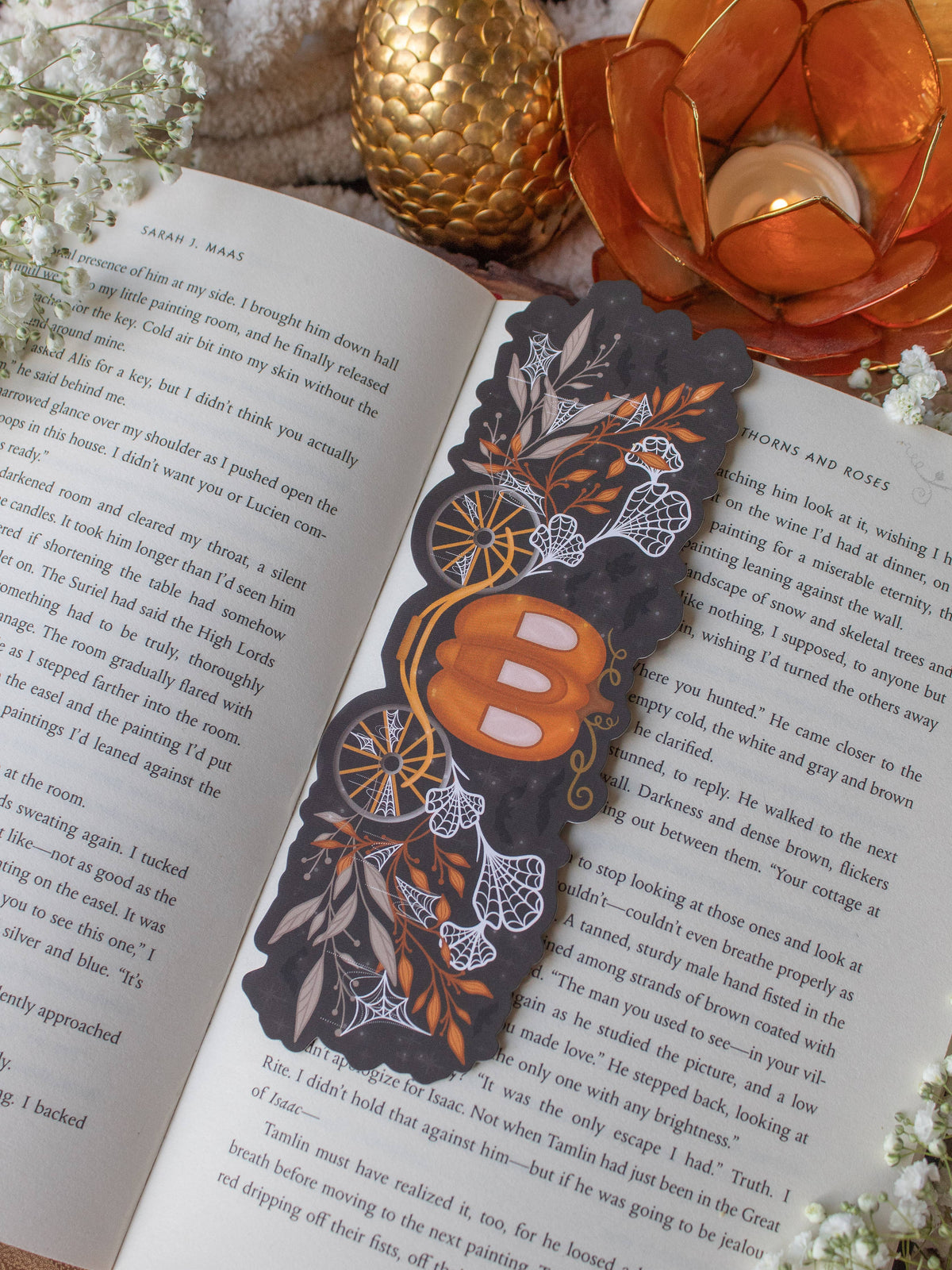 Meaggie Moos - Haunted Carriage Ride Halloween Die-Cut Bookmark