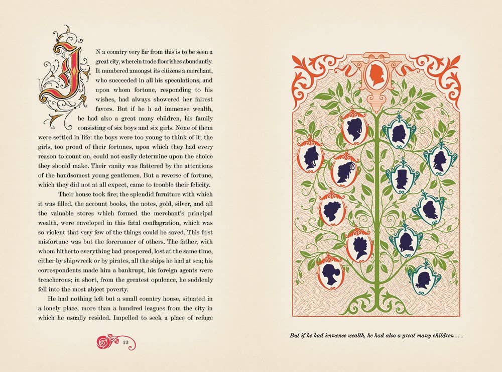 HarperCollins - Beauty and the Beast MinaLima Edition by Villenueve